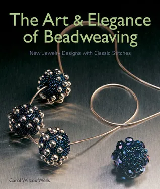 The Art  Elegance of Beadweaving: New Jewelry Designs with Classic Stitches