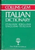Italian Dictionary: Italian-English English-Italian (Gem Dictionaries)