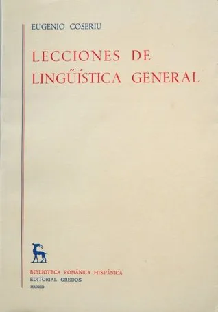 Lecciones de Linguistica General