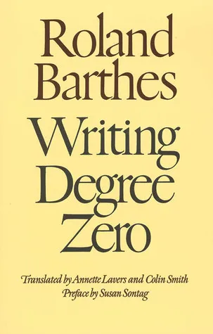 Writing Degree Zero