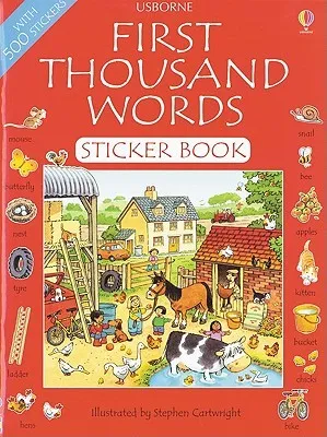 First Thousand Words Sticker Book English