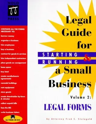 The Legal Guide for Starting & Running a Small Business (Vol.2): Legal Forms [With *]