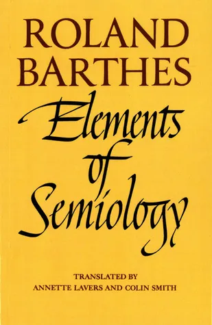 Elements of Semiology