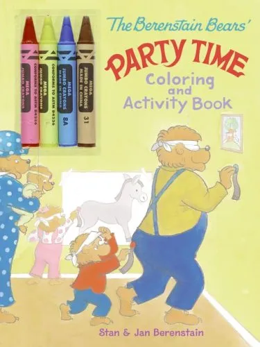 The Berenstain Bears' Party Time Coloring and Activity Book [With Door Hangers and 4 Jumbo Crayons]